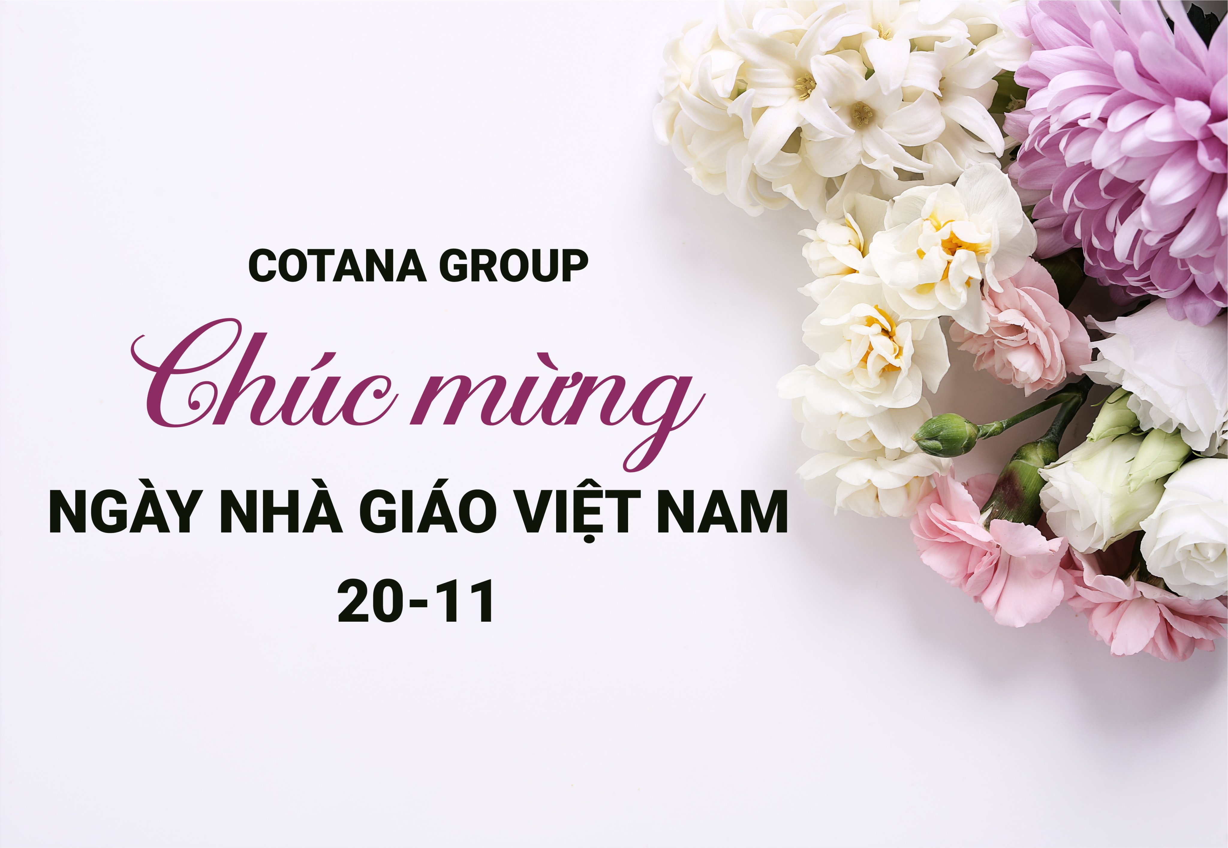 Cotana Group chúc mừng ngày Nhà giáo Việt Nam 20/11 Cotana Group chúc mừng ngày Nhà giáo Việt Nam 20/11