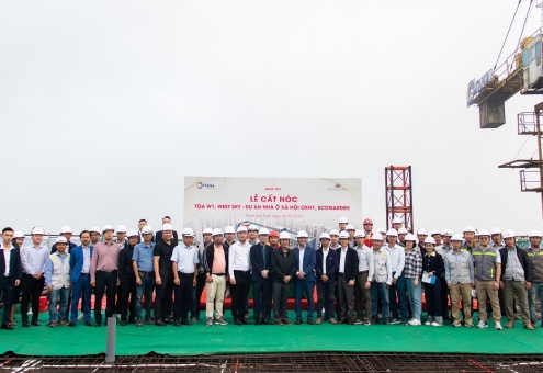 CẤT NÓC TÒA W1, WEST SKY – NOXH CHUNG CƯ CAO TẦNG OXH1, ECOGARDEN 