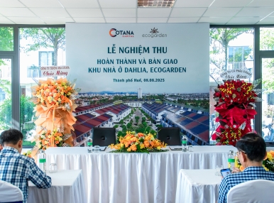 LỄ NGHIỆM THU BÀN GIAO DAHLIA, ECOGARDEN