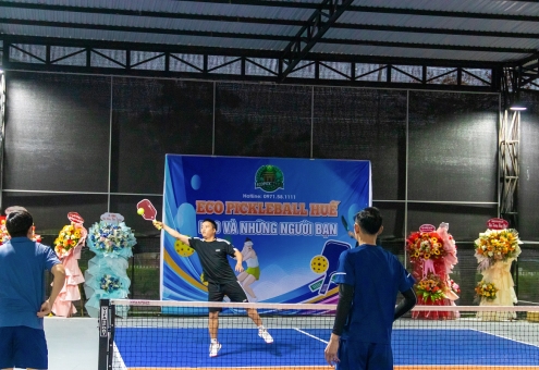 Môn thể thao mới Pickleball tại Ecogarden