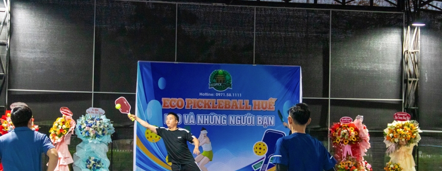 Môn thể thao mới Pickleball tại Ecogarden