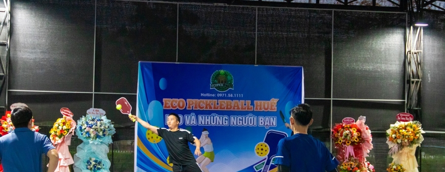 Môn thể thao mới Pickleball tại Ecogarden