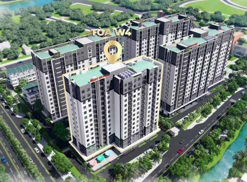 Mở bán tòa W4 khu nhà ở xã hội West Sky thuộc Dự án Khu phức hợp Thủy Vân giai đoạn 2