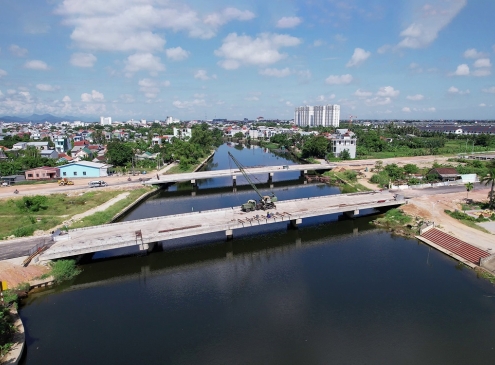 Cầu vượt Võ Nguyên Giáp sắp hoàn thiện – Ecogarden nâng tầm giá trị kết nối