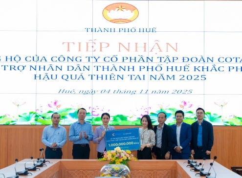COTANA GROUP ĐỒNG HÀNH CÙNG NGƯỜI DÂN HUẾ VƯỢT QUA MÙA LŨ