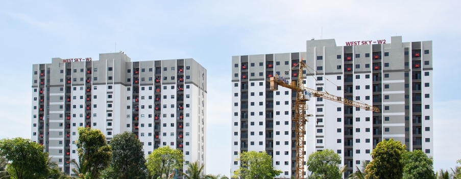 Chỉ Gần 2 Năm – 2 Tòa Cao Tầng Đã Hiện Hữu Tại West Sky, Ecogarden