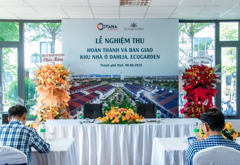 LỄ NGHIỆM THU VÀ BÀN GIAO PHÂN KHU DAHLIA – KĐT ECOGARDEN
