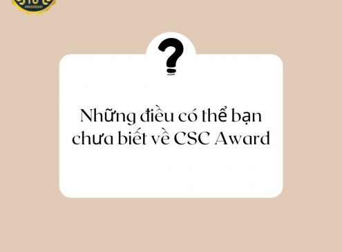 Những điều có thể bạn chưa biết về CSC Award