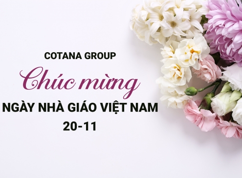 Cotana Group chúc mừng ngày Nhà giáo Việt Nam 20/11