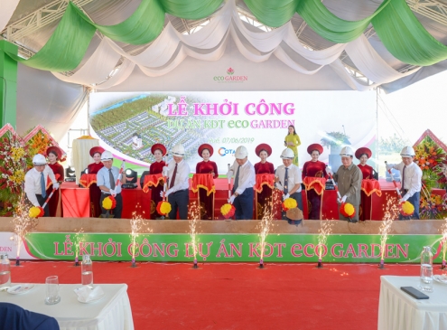 Cotana Group khởi công dự án KĐT Eco garden tại Huế