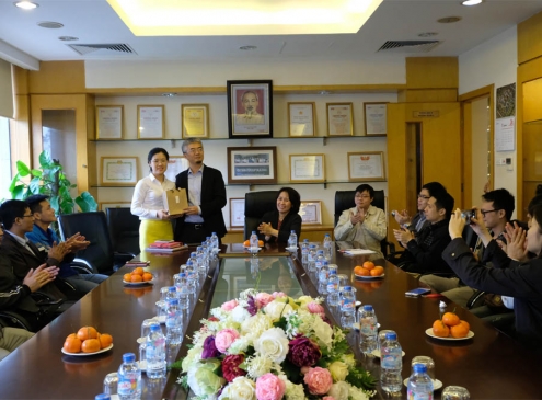 Đoàn học viên trường ĐHQG Đài Loan thăm Cotana Group